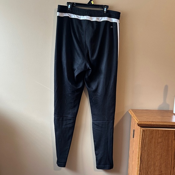 Adidas Black Pants with White Stripes - Picture 3 of 4